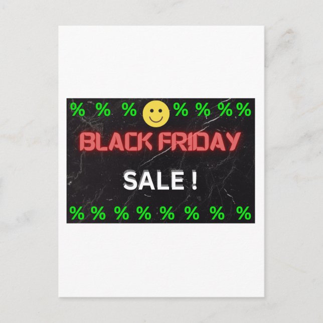 POST CARD INVITATION - BLACK FRIDAY (Front)
