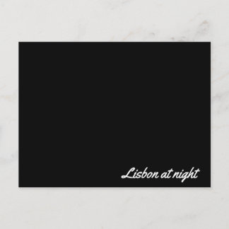 Post card Lisbon at night
