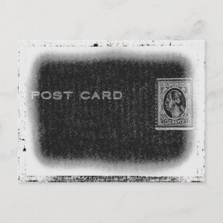 "Post Card" (Negative) Postcard