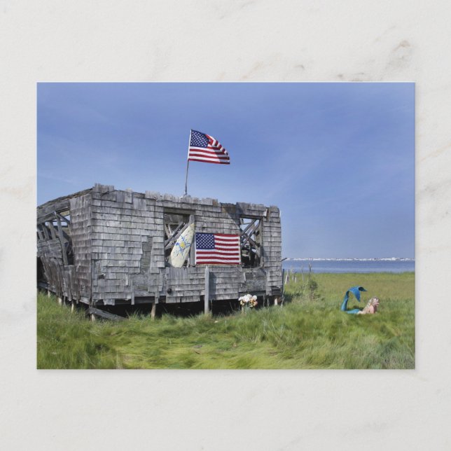 Post card of "The Shack"  of Long Beach Island (Front)