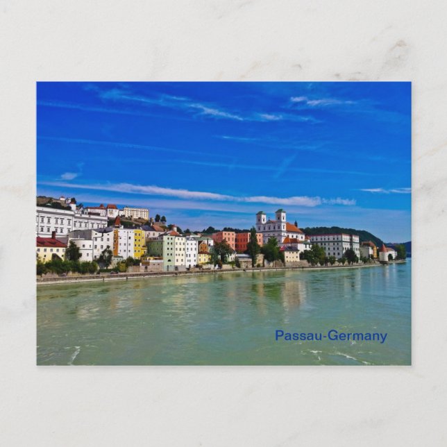 post card Passau, bavaria, germany, (Front)