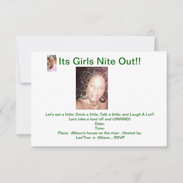POST CARD SIZE INVITATION CARDS (Front)