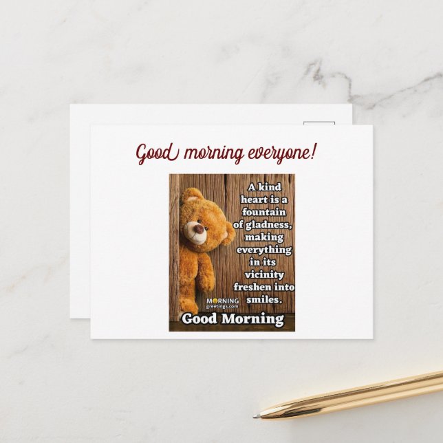 Post Card, Size: Standard Postcard, Paper: Matte, Postcard (Front/Back In Situ)