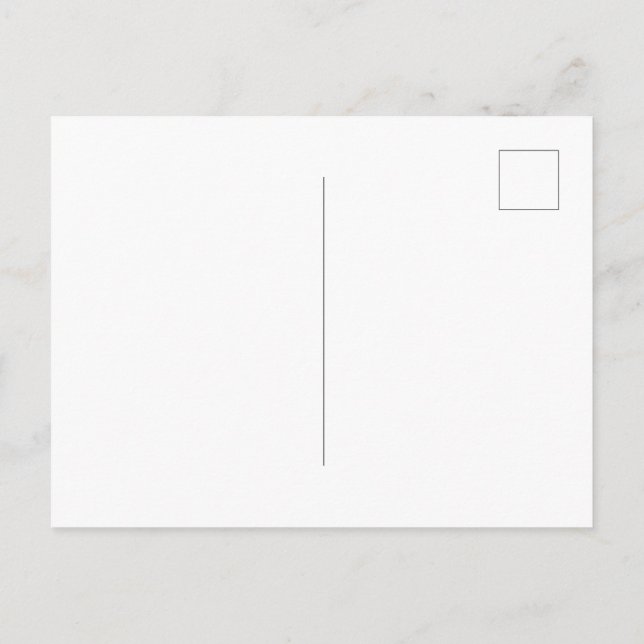 Post Card, Size: Standard Postcard, Paper: Matte, Postcard (Back)