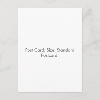 Post Card, Size: Standard Postcard, Postcard