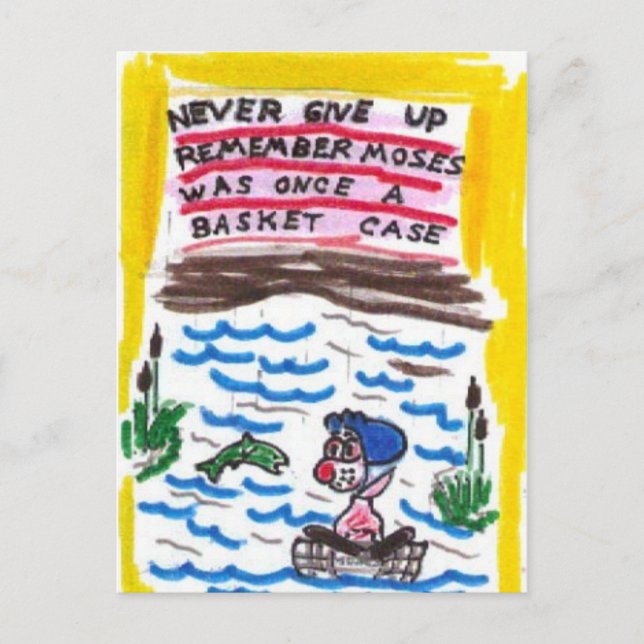 Post Card with funny church signs (Front)