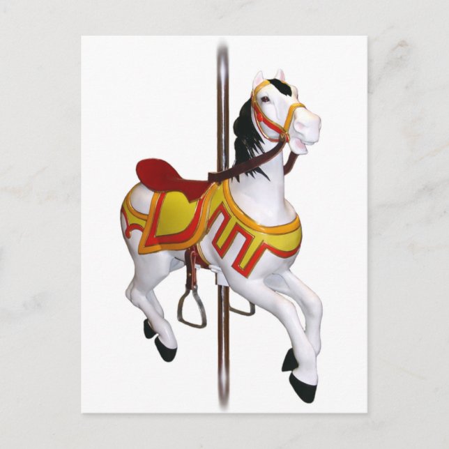 Post Cards - Carousel Horse - SUNRISE (Front)