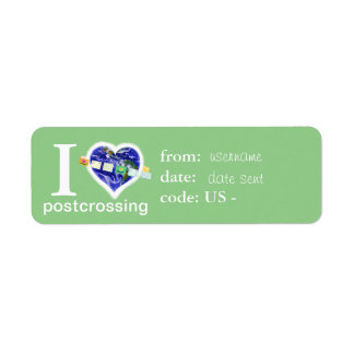 Post-crossing fun name label