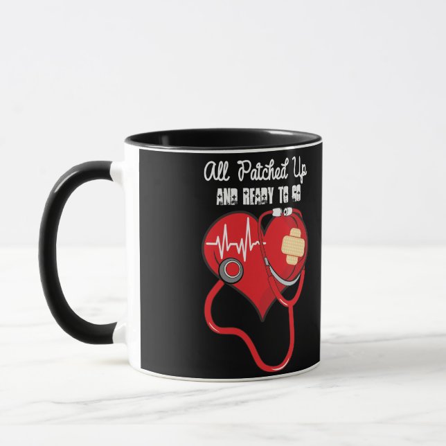 Post  Heart Surgery  Bypass Recovery Ready To Go Mug (Left)