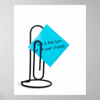 Post It Note Poster