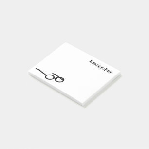 Post-it Note - Remember with Glasses