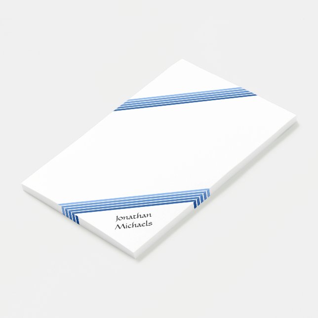 Post-it Note - Shades of Blue (Angled)