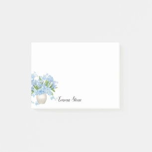 Post-it-Notes-Custom Name with Flowers Post-it Notes