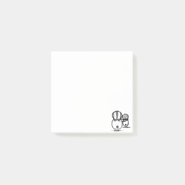 Post-it Notes | Cute Couple Bunny (Front)