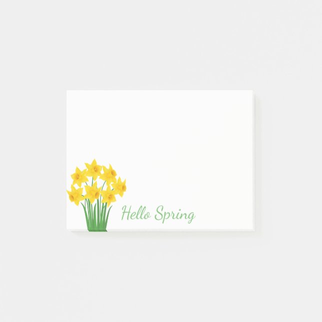 Post-it-Notes-Daffodils Post-it Notes (Front)