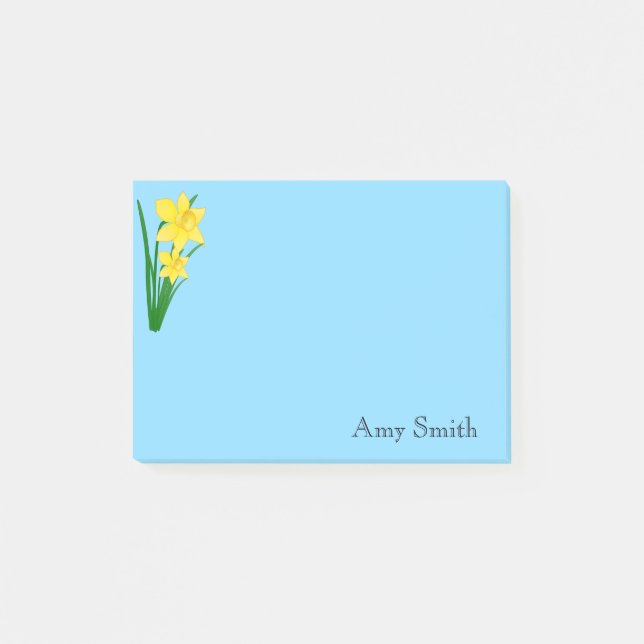 Post-it-Notes-Daffodils Post-it Notes (Front)