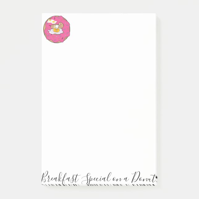 Post-it Notes Eggs Doughnut (Front)