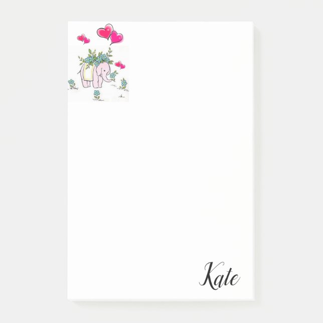 Post-it Notes Elephant (Front)