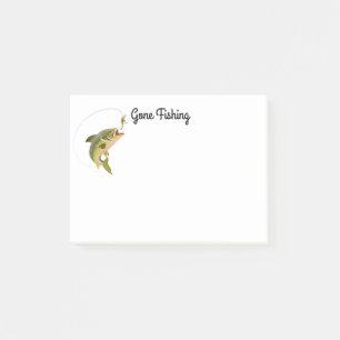 Post-it-Notes-Fishing Post-it Notes