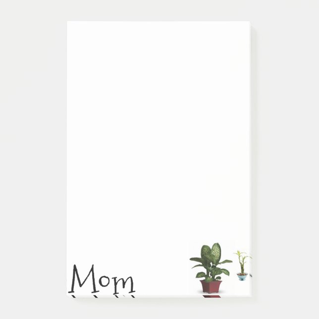 Post-it Notes Floral Plants Mum  (Front)