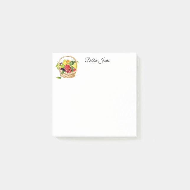 Post-it-Notes-Fruit Basket Post-it Notes (Front)