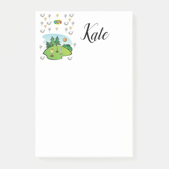 Post-it Notes Golf (Front)
