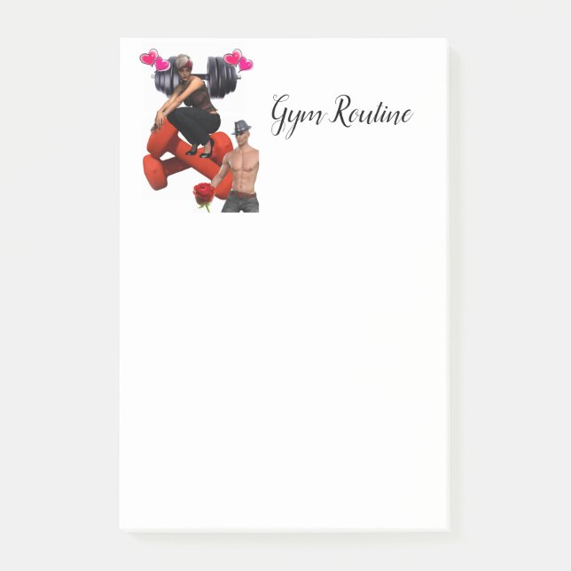 Post-it Notes Gym (Front)