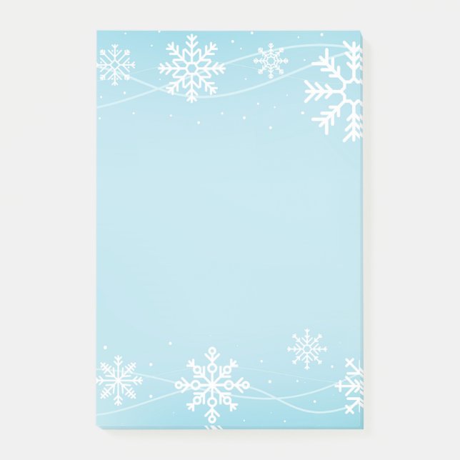 Post-it-Notes-Holiday Snowflakes Post-it Notes (Front)