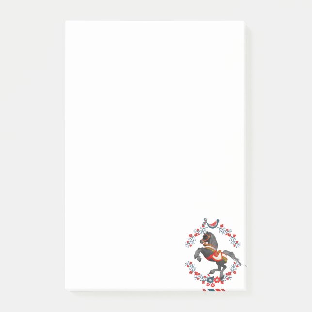 Post-it Notes Horse Floral (Front)