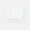 Post It Notes Notepad - Blue & Gold Marble