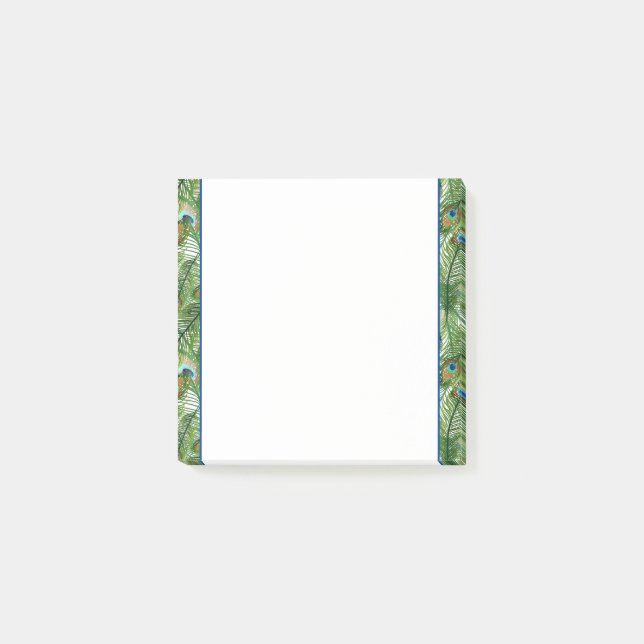 Post it Notes-Peacock Feathers Notes (Front)