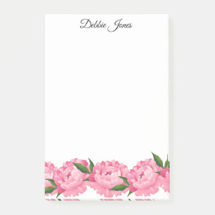 Post-it-Notes-Pink Peony Post-it Notes