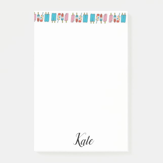 Post-it Notes Popsicles (Front)