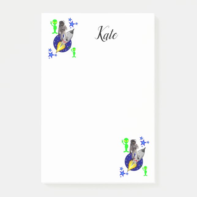 Post-it Notes Spaceship (Front)