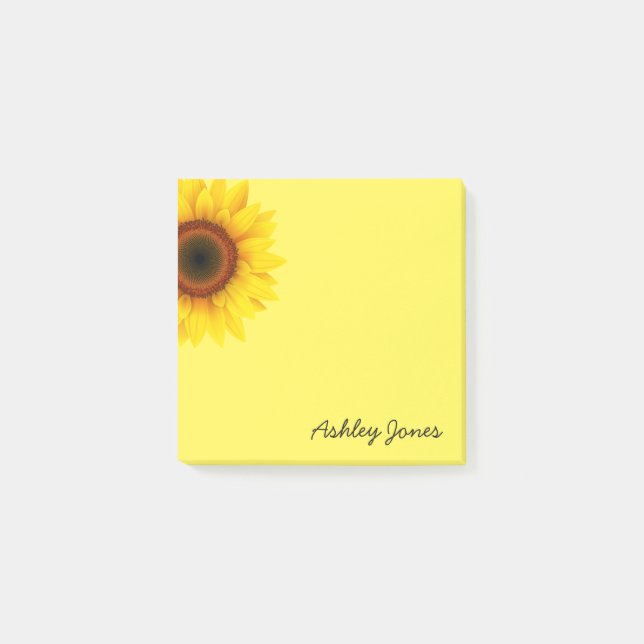 Post-it-Notes-Sunflower Post-it Notes (Front)