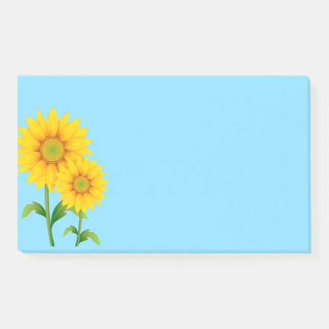 Post-it-Notes-Sunflowers Post-it Notes (Front)