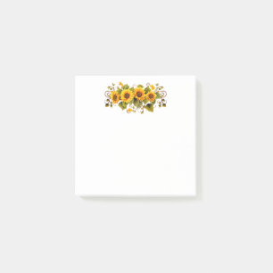 Post-it-Notes-Sunflowers Post-it Notes