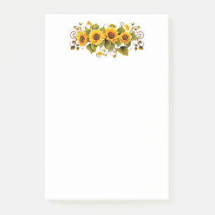 Post-it-Notes-Sunflowers Post-it Notes