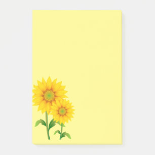 Post-it-Notes-Sunflowers Post-it Notes