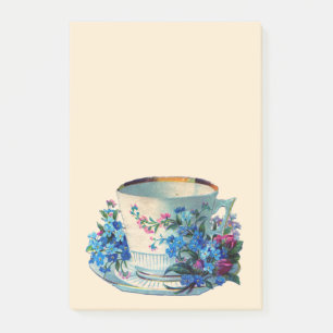 POST-IT NOTES: VINTAGE TEACUP  POST-IT NOTES