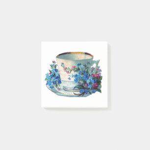POST-IT NOTES: VINTAGE TEACUP  POST-IT NOTES