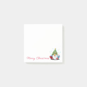 Post-it® Notes with Christmas Gnome