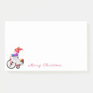 Post-it® Notes with Cute Christmas Gnome