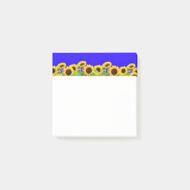 Post-it® Notes with Sunflowers (Front)