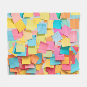 Post It, Post Me Fleece Blanket