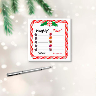  Post-Its for the Naughty or Nice  Post-it Notes