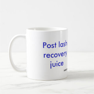 Post lash recovery juice coffee mug