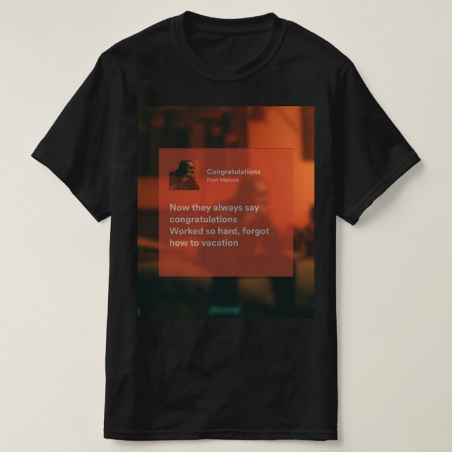 Post Malone Shirt (Design Front)
