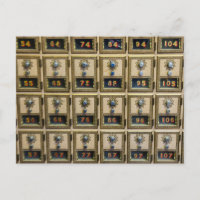 Post Office Combination Lock Boxes Postcard