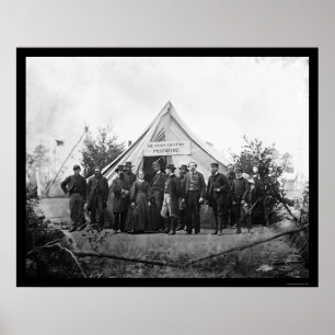 Post Office Headquarters in Falmouth, VA 1863 Poster